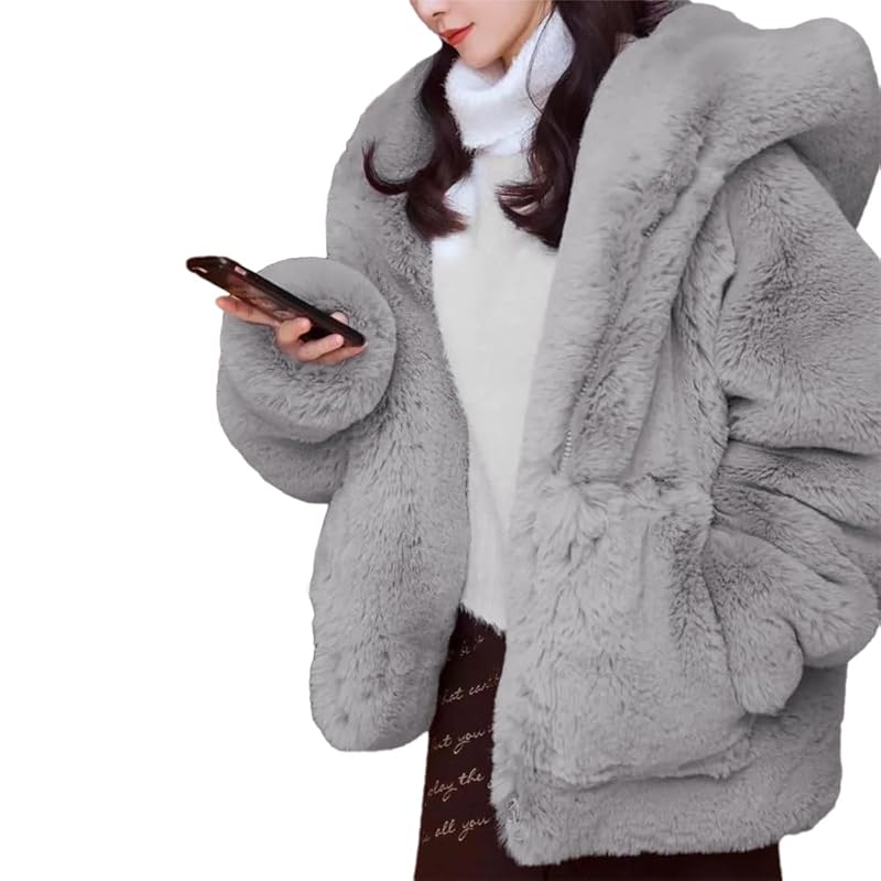 

[H.U.A] ladies boa blouson down boa jacket blouson Filling Beautiful down jacket large size autumn winter autumn/winter GY 2XL