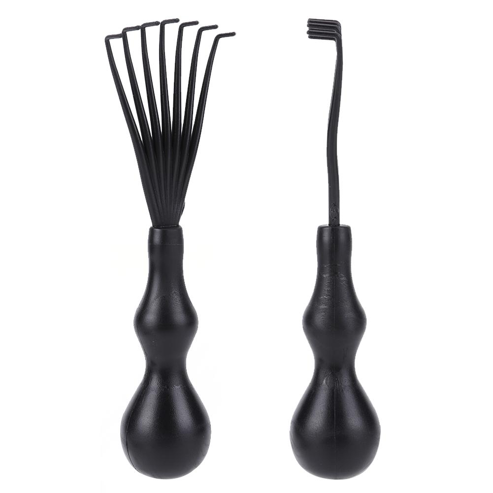 

Hair Comb Cleaning Tool Hair Brush Cleaner Mini Air Cushion Comb Cleaning Tool Portable Multifunction for Removing Hairs чёрный