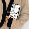 Maltese Cute Line Puppy Dog PC+TPU Phone Case For IPhone 17 16 15 14 13 12 11 Pro Max Plus Kawaii Cartoon Cover