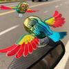 Cute Simulated Flying Bird Moving Wind-Swinging Wings Car Ornament with Adhesive Backing - Realistic Flying Bird Decoration