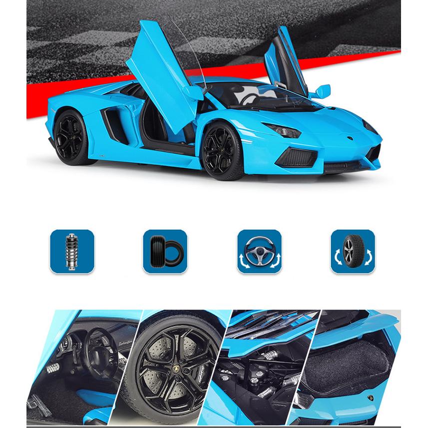 1/18 WELLY Lamborghini Aventador LP700-4 Legierung Auto Modell Druckguss Metall Spielzeug Fahrzeuge Auto Modell Hohe Simulation Sammlung Kinder Geschenke