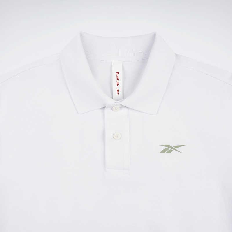 Reebok Lifestyle Series Retro Sports Casual Short Sleeve Polo Shirt Unisex Polo Shirts White 23RMS401U100