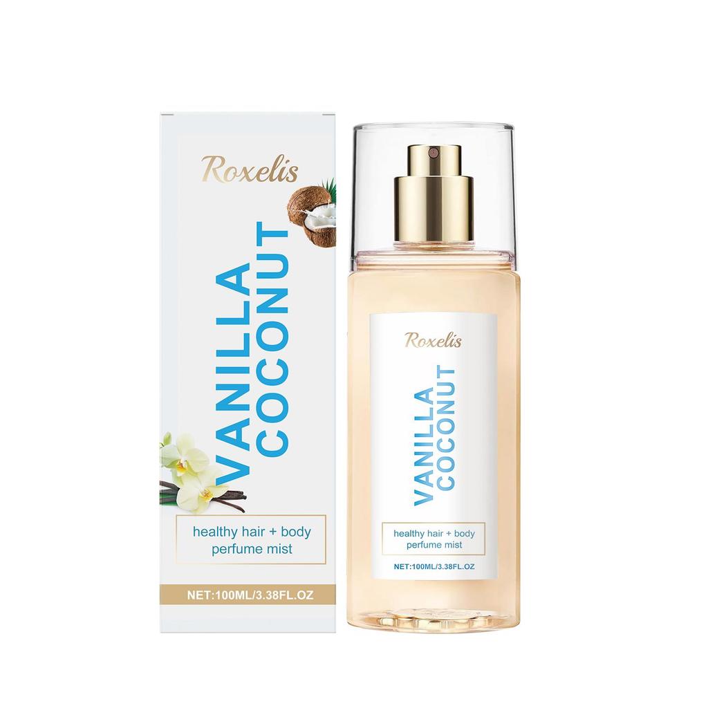 Vanilla Coconut Body Spray-Long-lasting, refreshing, and romantic portable perfume