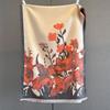 Autumn New Cashmere Tassel Scarf Women's Fashion Age-reducing Jacquard Scarf Warm and Thickened Large Shawl