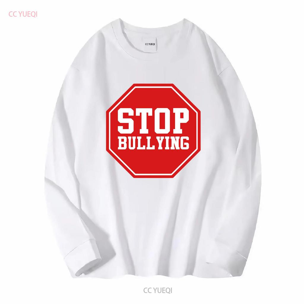 Stop Bullying Softstyle T Shirt vintage Washed designer clothes fashion homme Comfortable Slightly streetwear
