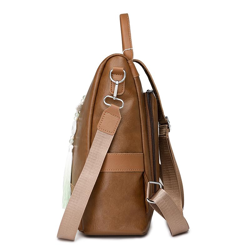 Quasten-Rucksack, Diebstahlschutz, Damen-Rucksack, Pendlerrucksack, große Kapazität, Mehrzweck-Reiserucksack