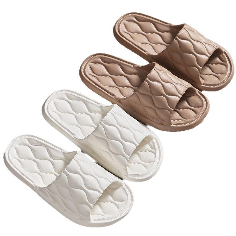 Cool Slippers Men's Couple Bathing Home Thick-bottomed Bathroom New Slippers Women's Indoor Non-slip