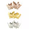12Pcs/set Vintage 1:12 Dollhouse Miniatures Tableware Mini Cutlery Knife Fork Spoon Childrens Toy For Doll House Decor