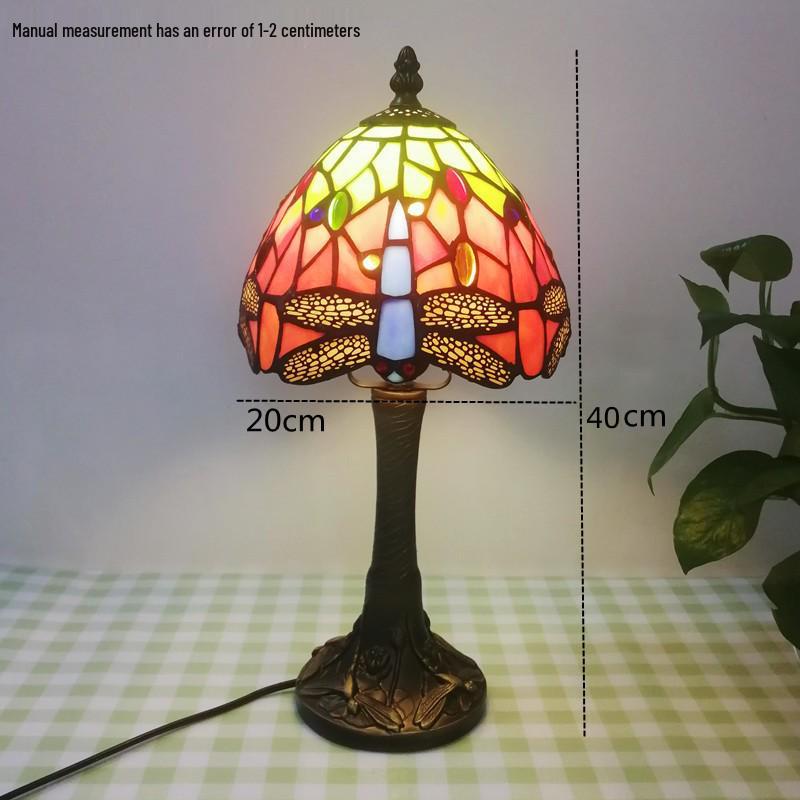 Tiffany Style Desk Lamp for Bedroom, Living Room, or Children's Room Night Light