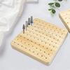 2Pcs 61/81 Hole Nail Drill Bit Display Base Square Nail Grind Head Organizer  Home
