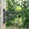 Vintage Cast Iron Wall Hook Heavy Duty Wall Mounted Hanging Hooks Rustic Decorative For Entryway Garden Home Decoration