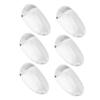 50pcs Nail Polish Color Card Clear Glass Nail Art Color Display Tips for DIY Manicure Salon