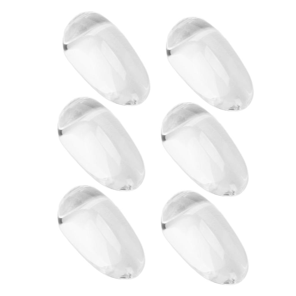 50pcs Nail Polish Color Card Clear Glass Nail Art Color Display Tips for DIY Manicure Salon