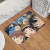 Detectived Anime Conan Front Door Floor Entrance Welcome Mats Outdoor Kitchen Bath Doormat Toilet Living Room Carpet Rug Footpad