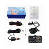 Dash Cam Front and Rear 1080P 4" Inch Full Hd Touch Dual Lens Car Rearview Camera Dash Cam Dashcam Car Black Box