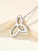 Diamond Necklace, Clover Pendant High-quality Color Separation and Electroplating Daily Dressing Gift Giving