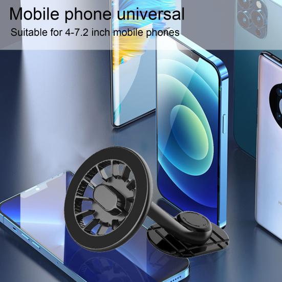 Magnetic Phone Holder Stability High Compatibility 360-Degree Rotation Wide Car Windshield Dashboard Mount Cellphone