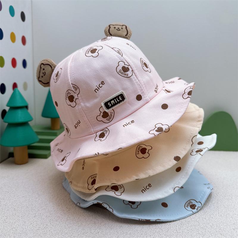 Cartoon Baby Hat: Breathable Sun Protection for Spring and Autumn