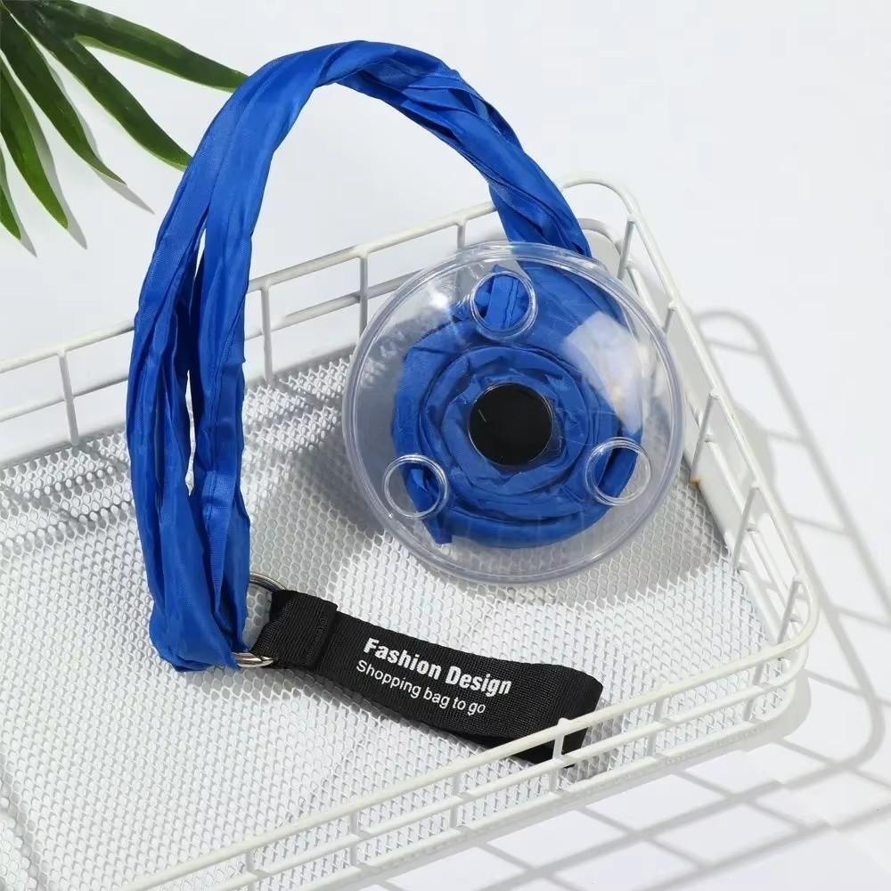 Small Disc Retractable Shopping Bag Nylon Shopping Storage Bag Reusable Grocery Bag  Travel Storage