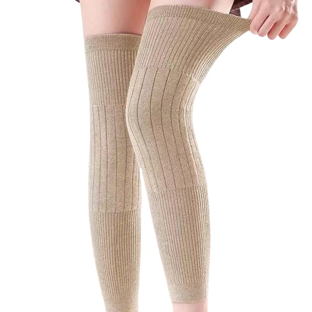 Neue Kaschmirwolle Kniebandage Pads Damen Herren Kälte Bein Arthritis Knieschützer Winter Outdoor Sport Beinschutz Kältefest Beinwärmer