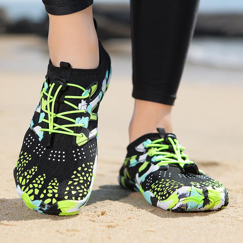 Quick Dry Beach Aqua Sneakers Men Women Breathable Lightweight Water Sports Shoes Non-slip for Outdoor Wading Surfing Diving