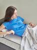 Leupeulle [Psyche] Standard Slim T-Shirt (Blue)