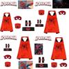 Spider-man Heldenumhang und Maske Halloween Cartoon Anime Launcher Handschuh Uhr Set