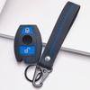 Silicone Key Fob Cover for Mercedes-Benz A Class B Class C Class E Class S Class CLS CLA GLA GLK ML R Class W203 W204 W211 W212 with Keychain Key Case