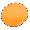 450mm RV Table Top Round Wooden Orange High Gloss Marine Tabletop for RV Yacht Truck Deck Patio