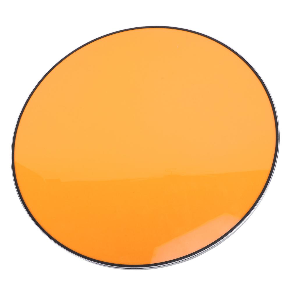 450mm RV Table Top Round Wooden Orange High Gloss Marine Tabletop for RV Yacht Truck Deck Patio