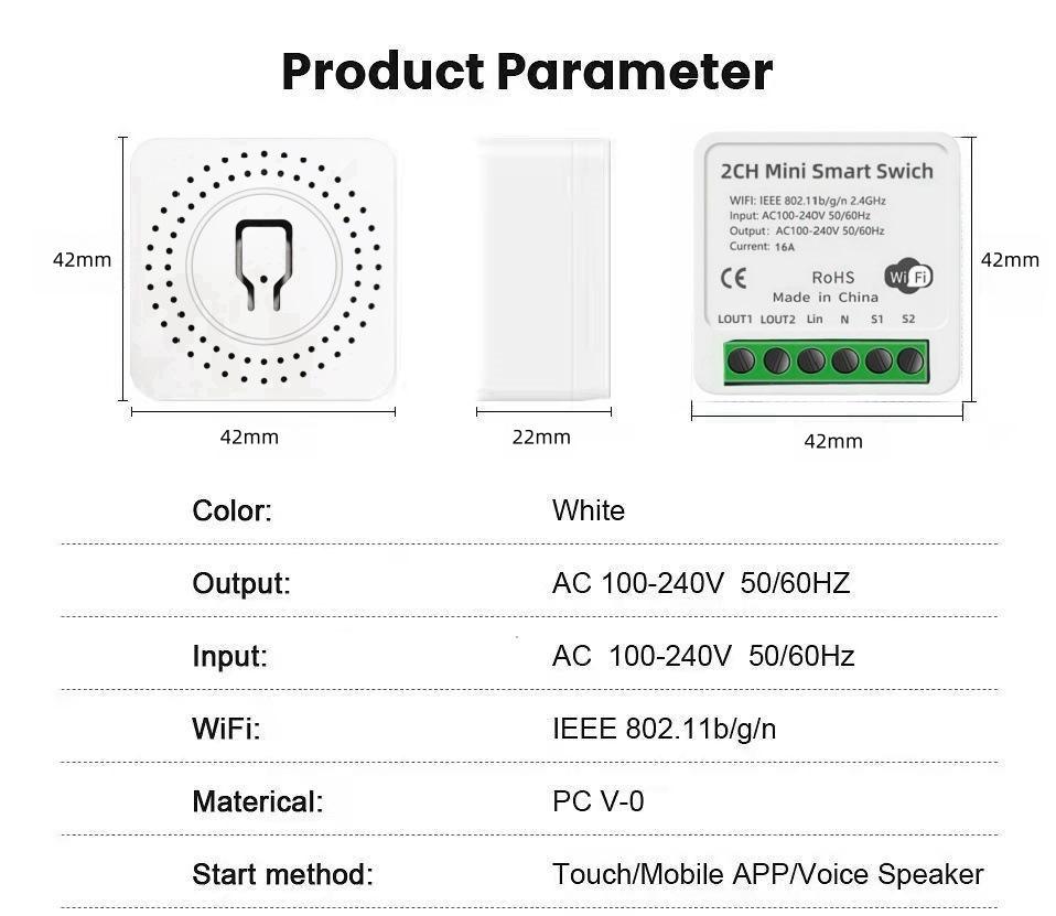 WiFi Dual-Control Smart Circuit Breaker & Graffiti Concealed Remote Light Switch