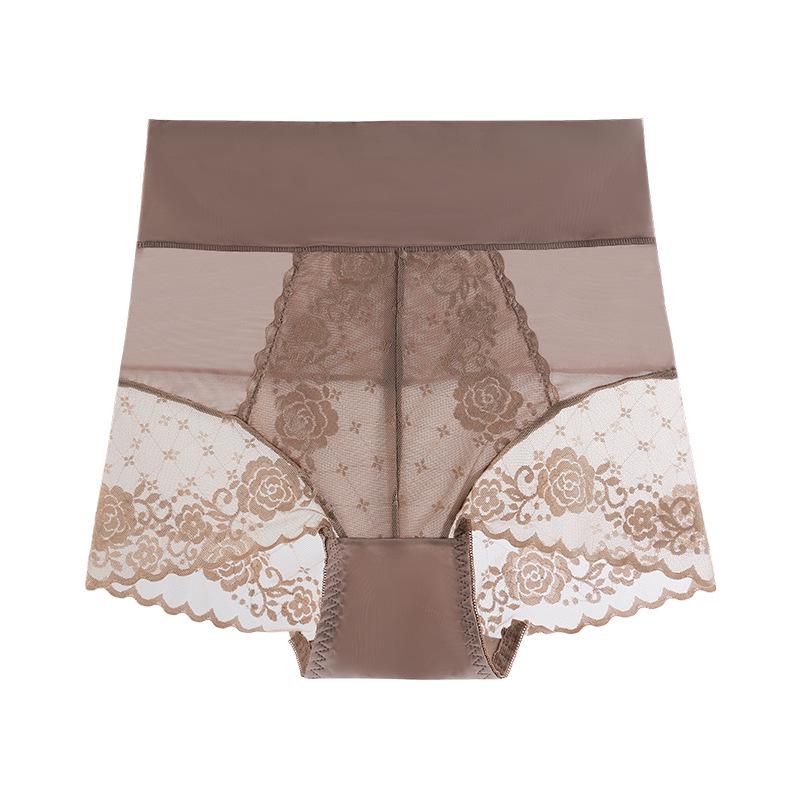 Women's High-Waisted Tummy Control Butt-Lifting Seamless Panty with Breathable Cotton Crotch