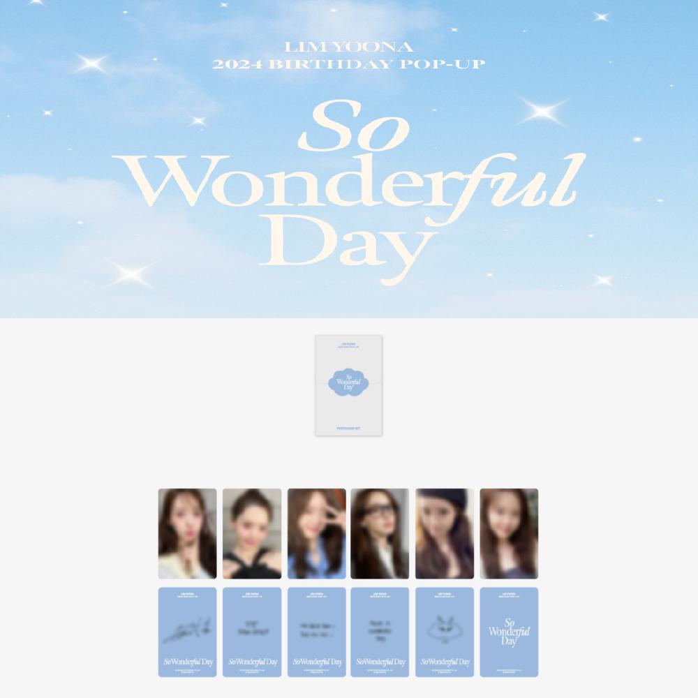 

Предзаказ 2024 LIM YOONA Birthday POP-UP Набор фотооткрыток So Wonderful Day