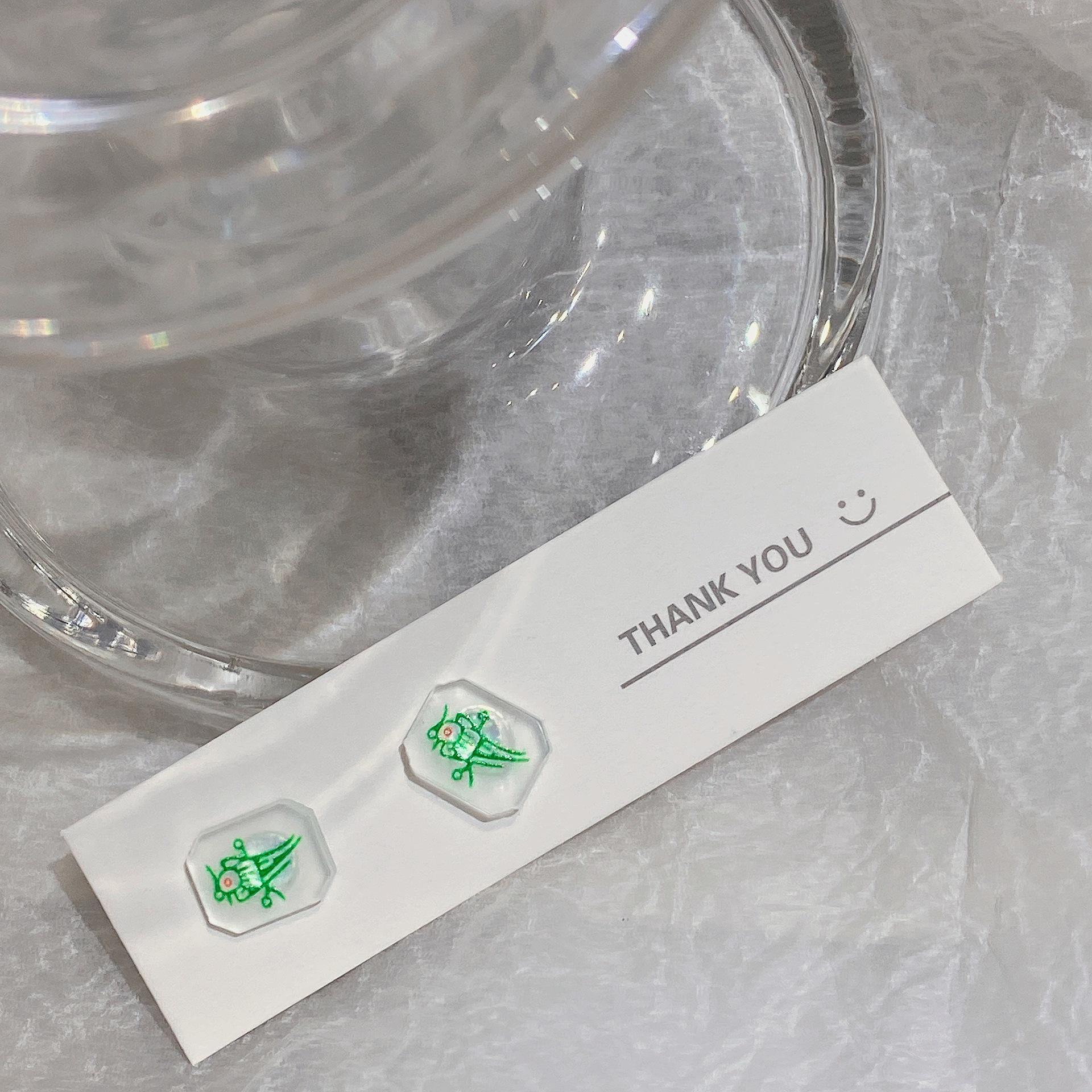 

Серьги-пусеты из стерлингового серебра Guochao Fun Mahjong - Модный тренд для женщин