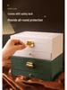 Elegant Jewelry Storage Box with Multi-Functional Drawers for Rings, Earrings, Necklaces, and Ornaments - Perfect for Home Display.