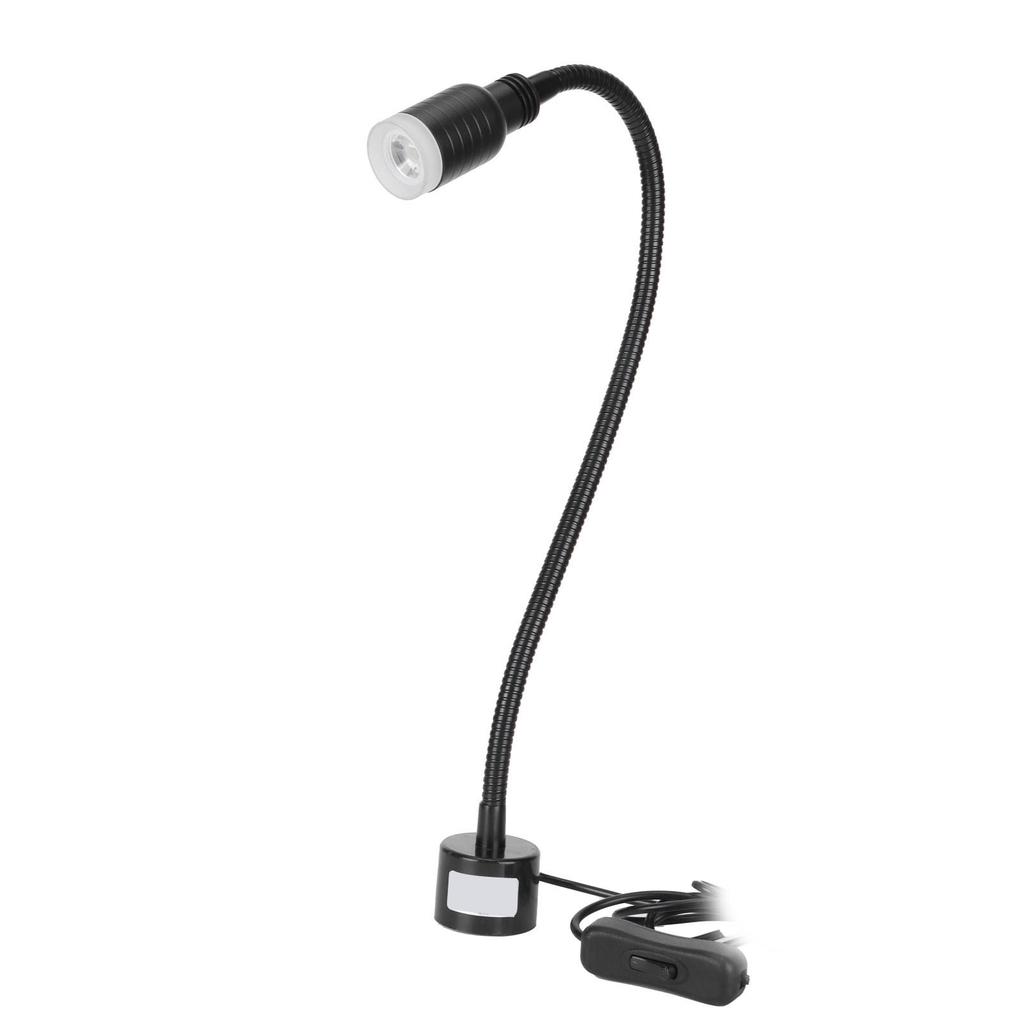 LED Universal Adjustable Machine Tool Light 5W Work Lamp with Magnetic Base for MaintenanceEU Plug 110‑220V