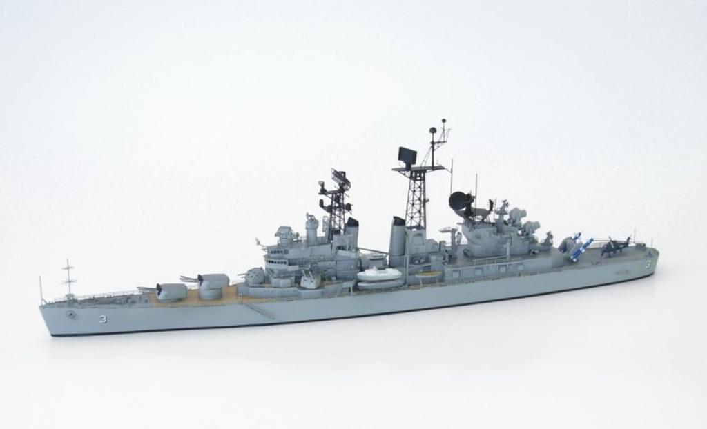 Nico model US Navy Guided Missile Cruiser Galveston 1968 Resin Kit PN07059 1/700 Galveston-class CLG-3