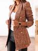 Giacca Blazer Corta da Donna Nuova a Manica Lunga con Stampa Floreale