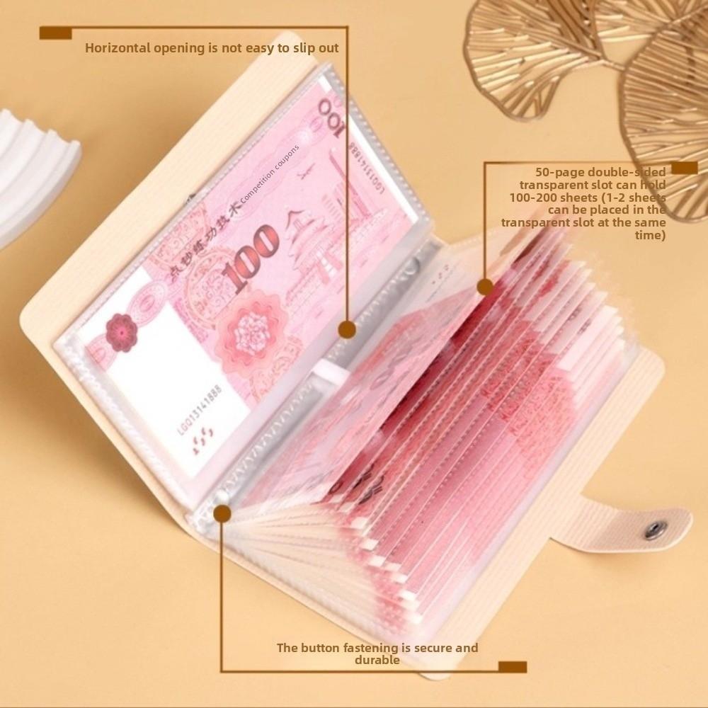 Large Capacity 100 Envelopes Money Saving Challeng Waterproof Savings Challenges Sheets