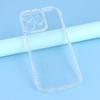 For iPhone 16 Pro TPU Case Rhinestone Decor Clear Phone Back Cover, Precise Cutout