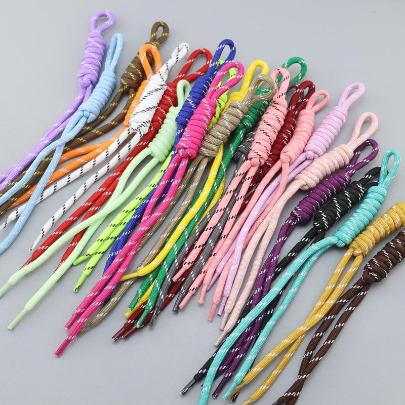 Wholesale Polyester Hand-woven Braided Lanyard Keychain-Fashionable DIY Car Bag Charm with Hook Colorful