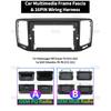 For Volkswagen VW Sharan 2010-2022 Car Android Radio Screens 10 Inch Frame Harness Power 16pin Cables Fascia Canbus Adapter Radio Accessories 4