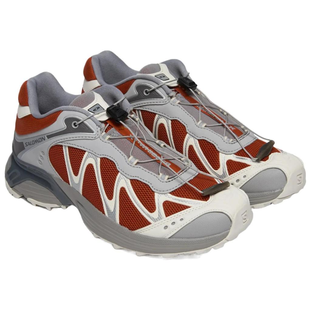 New SALOMON XT WHISPER Abrasion Resistant Low Top Running Shoes Unisex Red Gray 478783