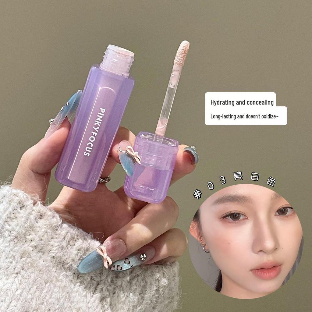 PINKYFOCUS Misty Sheer Hydrating Concealer Foundation - Natural, Clear, and Brightening Formula