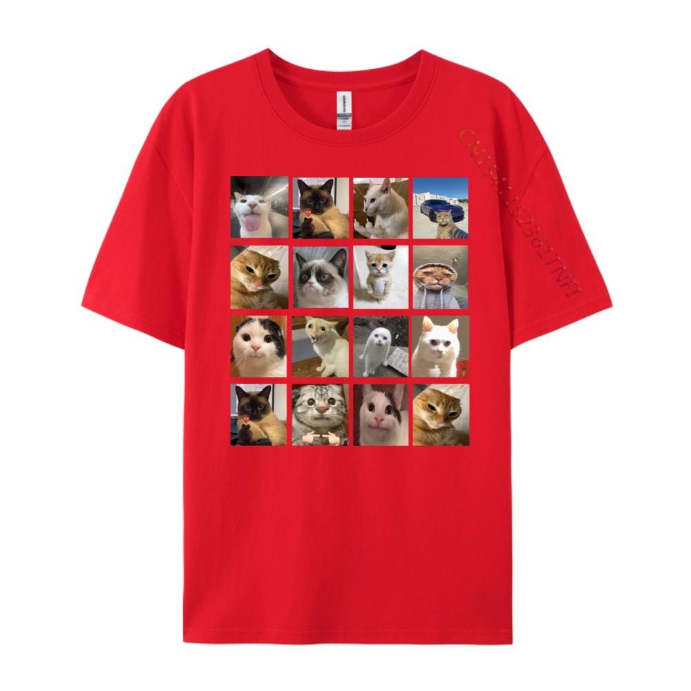Funny Cat Memes Kitty Cat Meme Funny T Shirts Men Luxury Brand Father s Day S