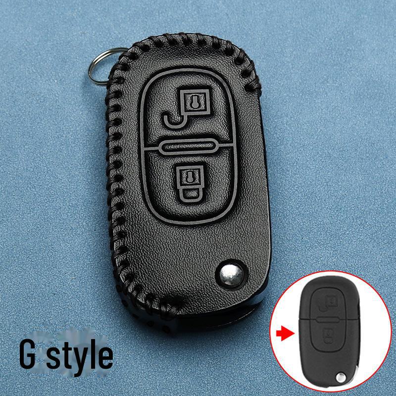 Dongfeng Lingzhi M5 Key Cover: Genuine Leather for Jingyi X3, X5, X6, S50, F600, SX6, and Fengxing T5
