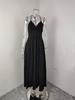 2026 Spring European American Women's Sexy Spaghetti Strap Ruffle Hem Dress