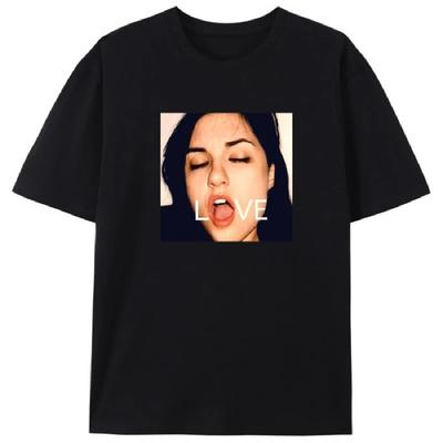 Harajuku T Shirts New Sasha Gray Love Printed T-Shirt Summer Fashion Streetwear T Shirt for Man Women 100% Cotton Tee