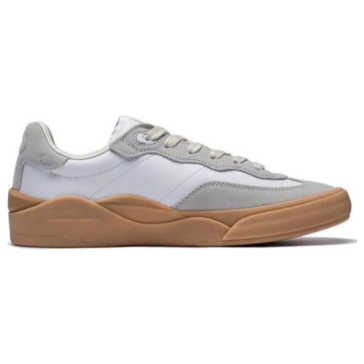 Li Ning Abrasion Resistant Breathable Low top Skateboard Shoes Men's White Gray AEPSA49-1