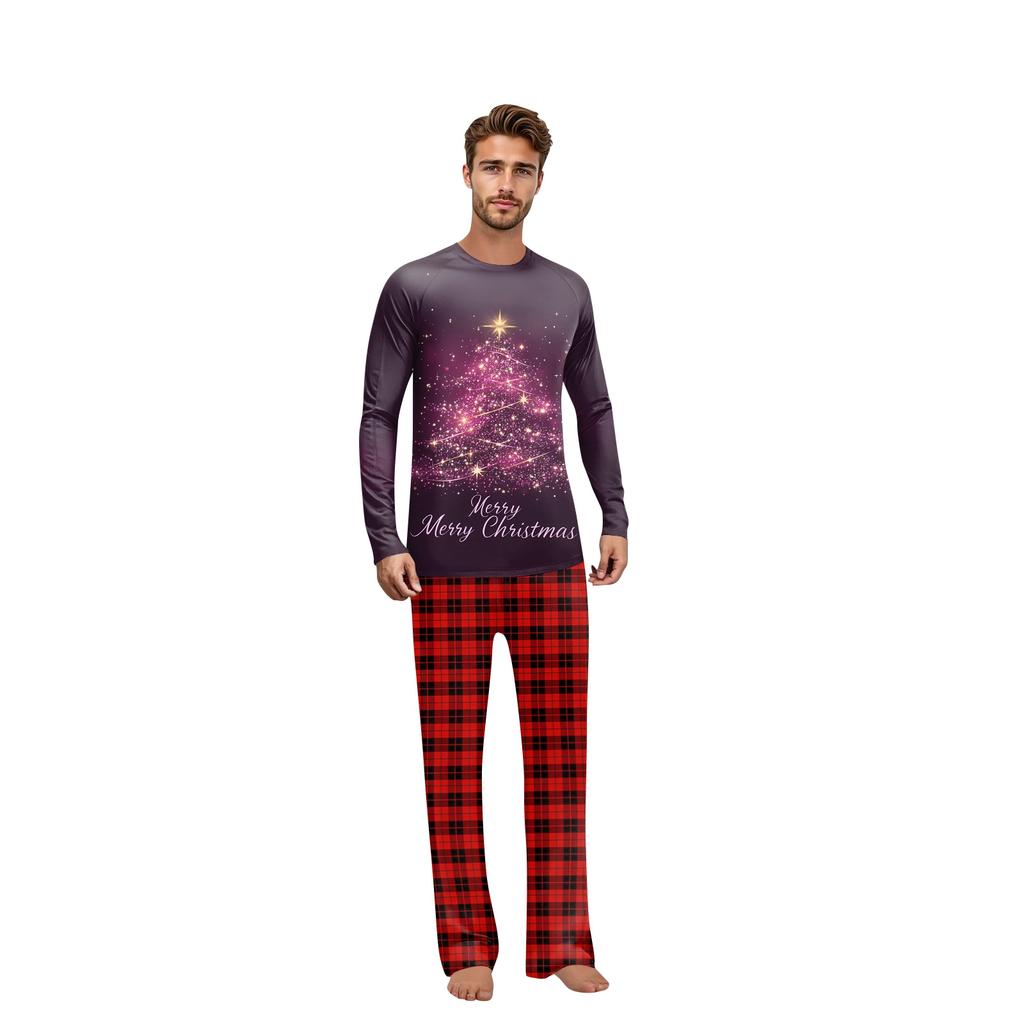 Passende Familiensets mit Weihnachtsmotiven, Langarmshirts und Hosen